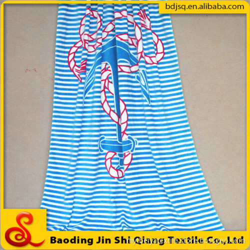 Cheap Wholesale 100% Cotton Custom Print Beach Towel Fabric